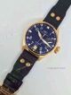 Replica IWC Schaffhausen Automatic Watch Blue Dial Black Leather  (8)_th.jpg